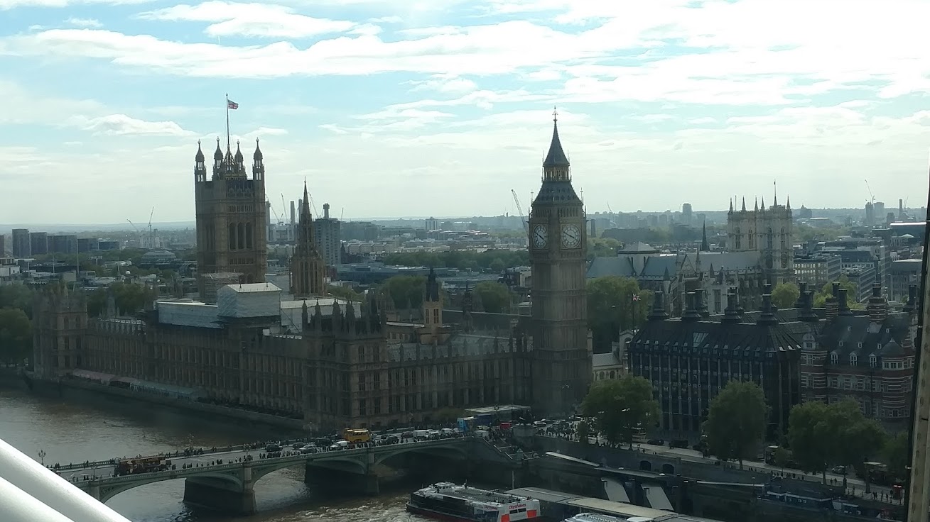 Big Ben from the London Eye