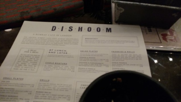 Dishoom Menu