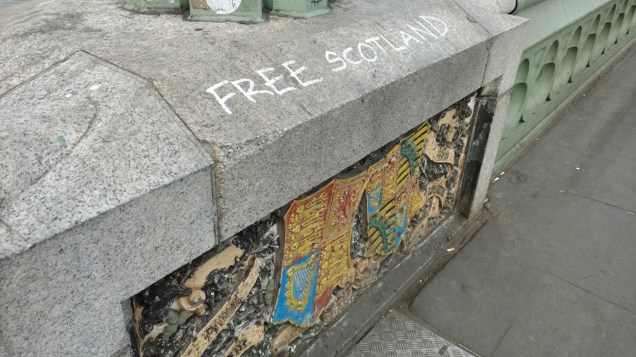 Free Scotland Graffiti